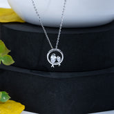 Silver Love Birds Pendant With Chain